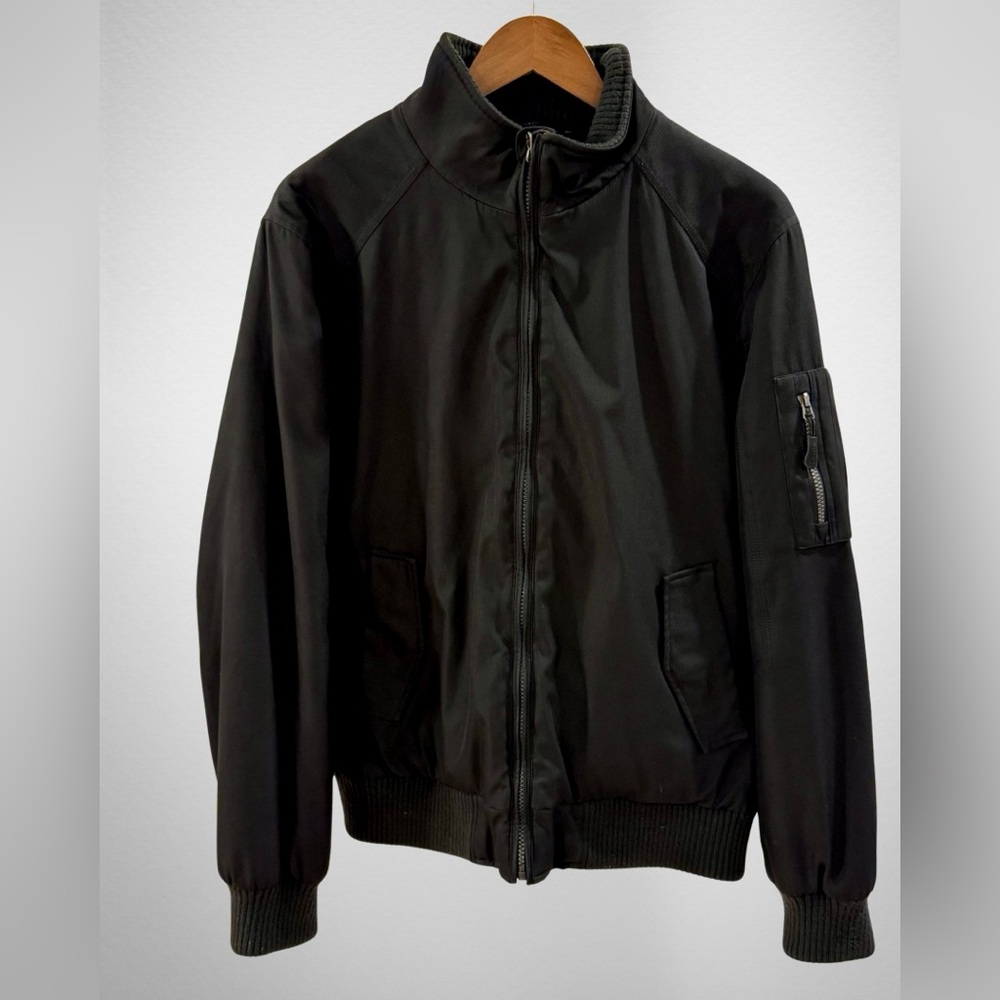 CALVIN KLEIN • Black Bomber Jacket